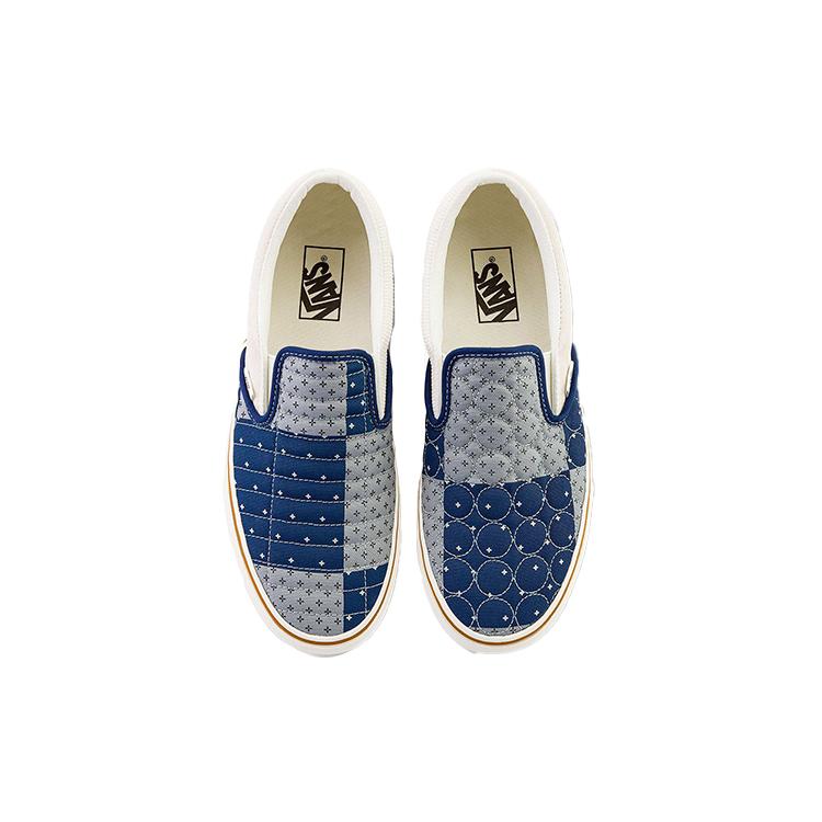 Vans Classic Slip- 'Quilted Bandana' (Unisex) Multi / Marshmallow Skate Shoes VN0A7VCFBCK