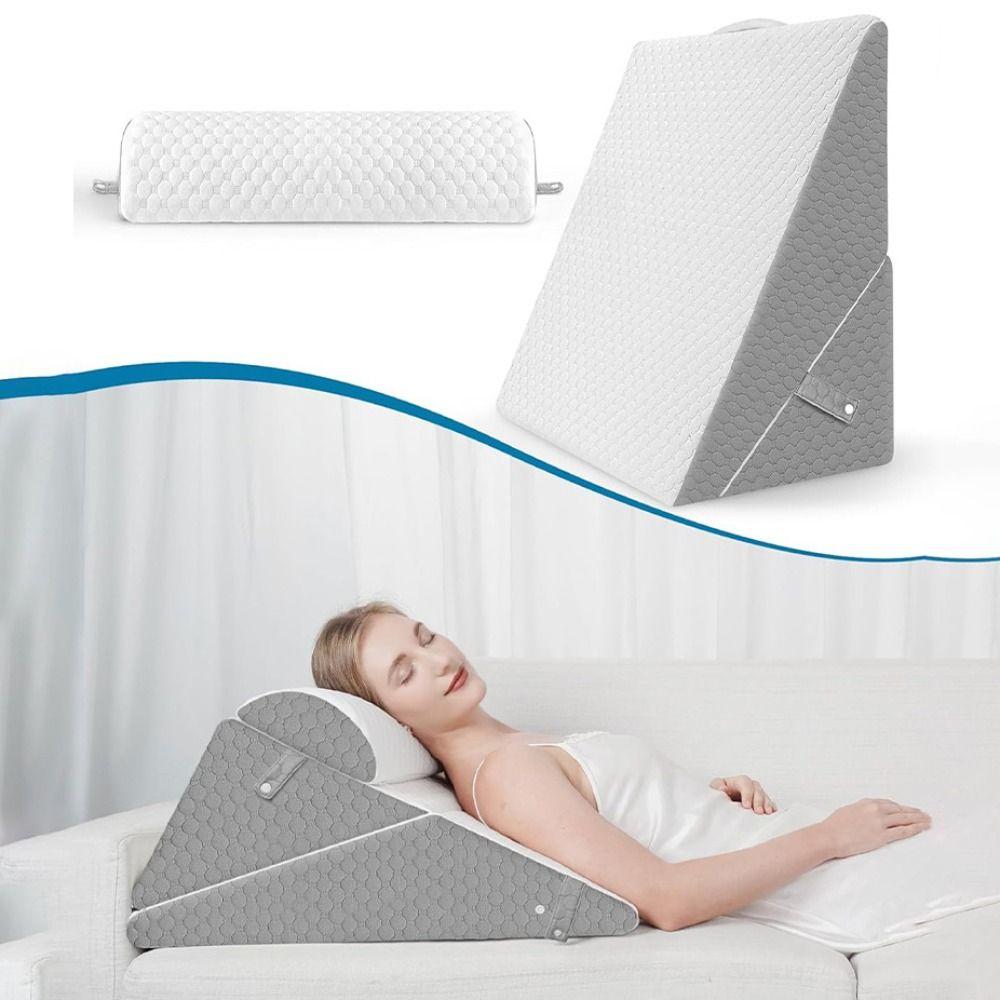 Регулируемая подушка для сна Многофункциональная подушка-клин для изголовья Удобная подушка для спины