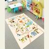 Miru Home Моющийся нескользящий коврик в горошек с цифровой печатью для гостиной, детей и младенцев Mcb-36
