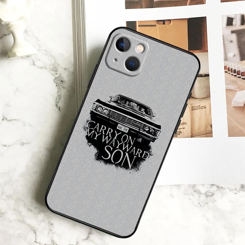 Сверхъестественное CARRY ON WAYWARD SONS Чехол для телефона для iPhone 17 16 14 13 12 11 15 Pro Max Plus 12 13 Mini 16e 17 Air Cover Coque