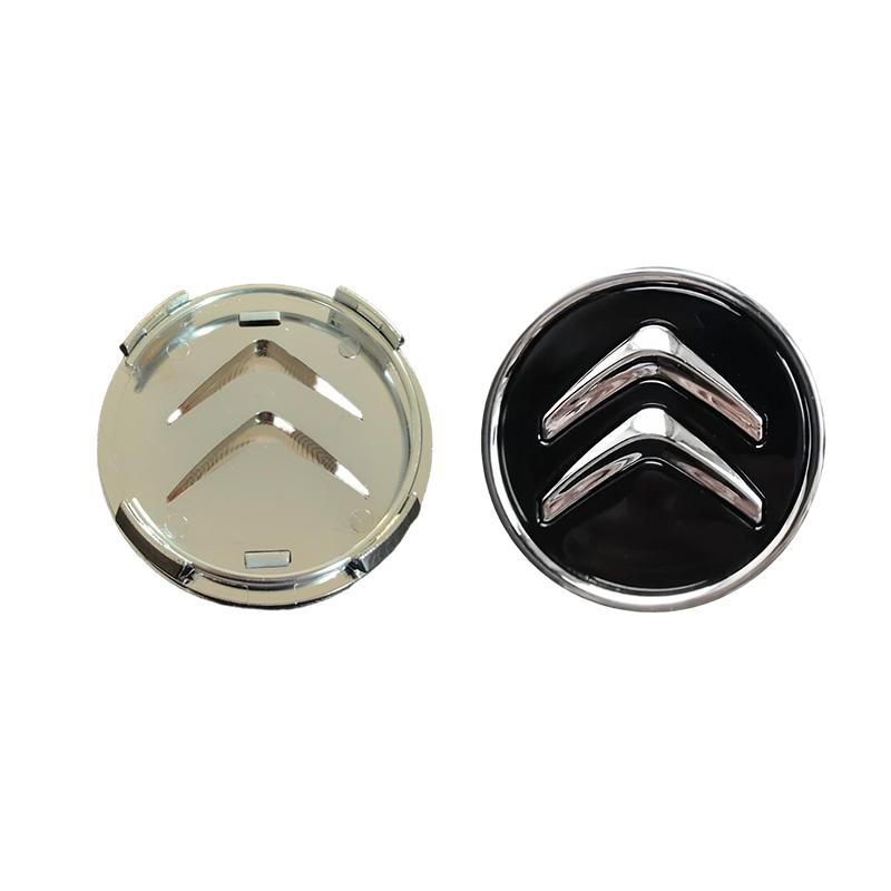 OKKU5 4pcs Auto Car Wheel Center Hub Caps Rim Caps Covers emblem For Citroen C5 X AIRCROSS C3 C4 C2 Berlingo Jumper Dispatch ami C4L