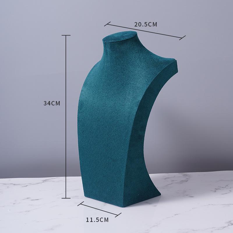 Flannel Necklace Display Stand - Portrait Jewelry Holder