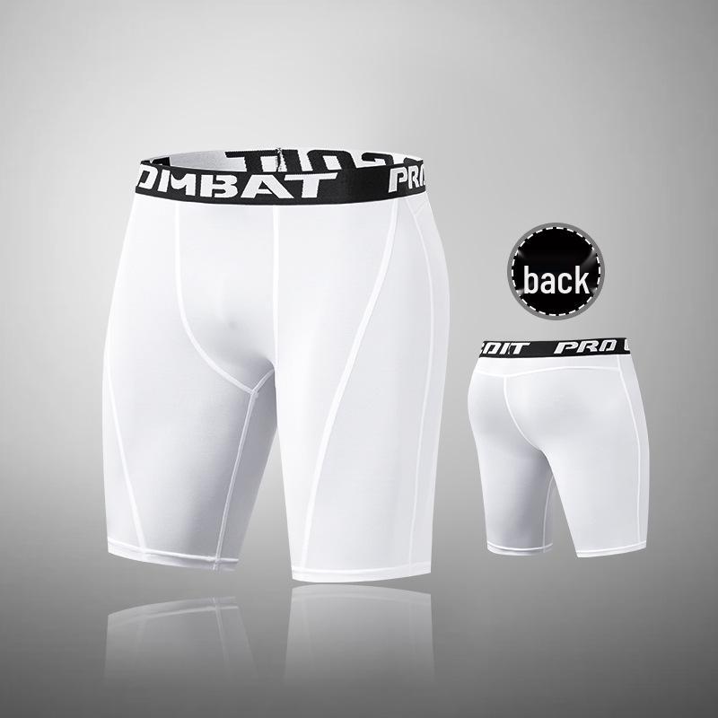 Мужские спортивные леггинсы с высокой эластичностью и компрессией: Быстросохнущие длинные брюки для бега, баскетбола и фитнеса.