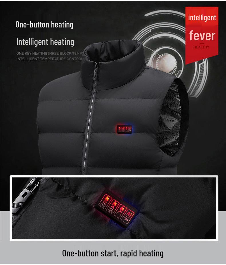 Унисекс USB Электрический Жилет с Подогревом для 23 Районов для Лыж и Рыбалки