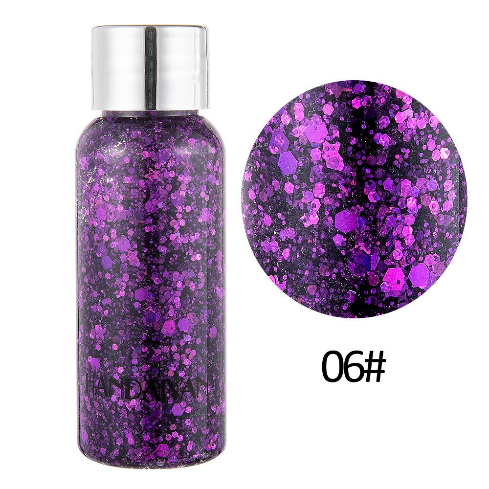Eye Glitter Nail Hair Body Face Glitter Gel Art Flash Heart Loose Sequins Cream Festival Glitter Decoration Party Festival