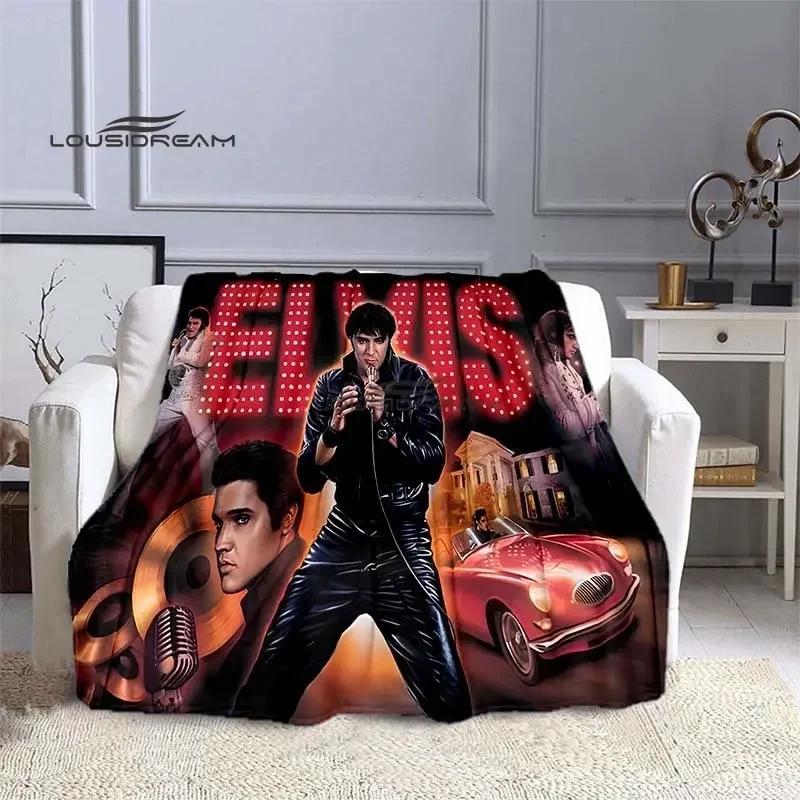 Элвис Бросает Одеяло 3D-печать Рок-певец Плед для Дивана Взрослые и Дети Спальня Гостиная Декоративное Одеяло для Кровати