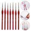 7pcs/set Professional Sable Hair Paint Brush Set Gouache Oil Painting Brush Miniature Art Brushes Art Supplies