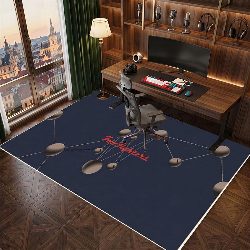 Foo Fighters Rug Soft Thick Non Slip Floor Carpet for Bedroom Living Room Home Decor