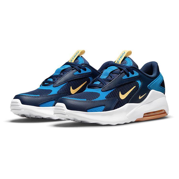 Nike Детские кроссовки Air Max Bolt GS Midnight Navy Melon Tint Blue Imperial-Blue Gum-Light Brown CW1626-401