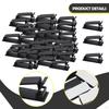50 Pieces Cable Clips Management for under Desk Wear Resistant Wall Wire Holders TV
