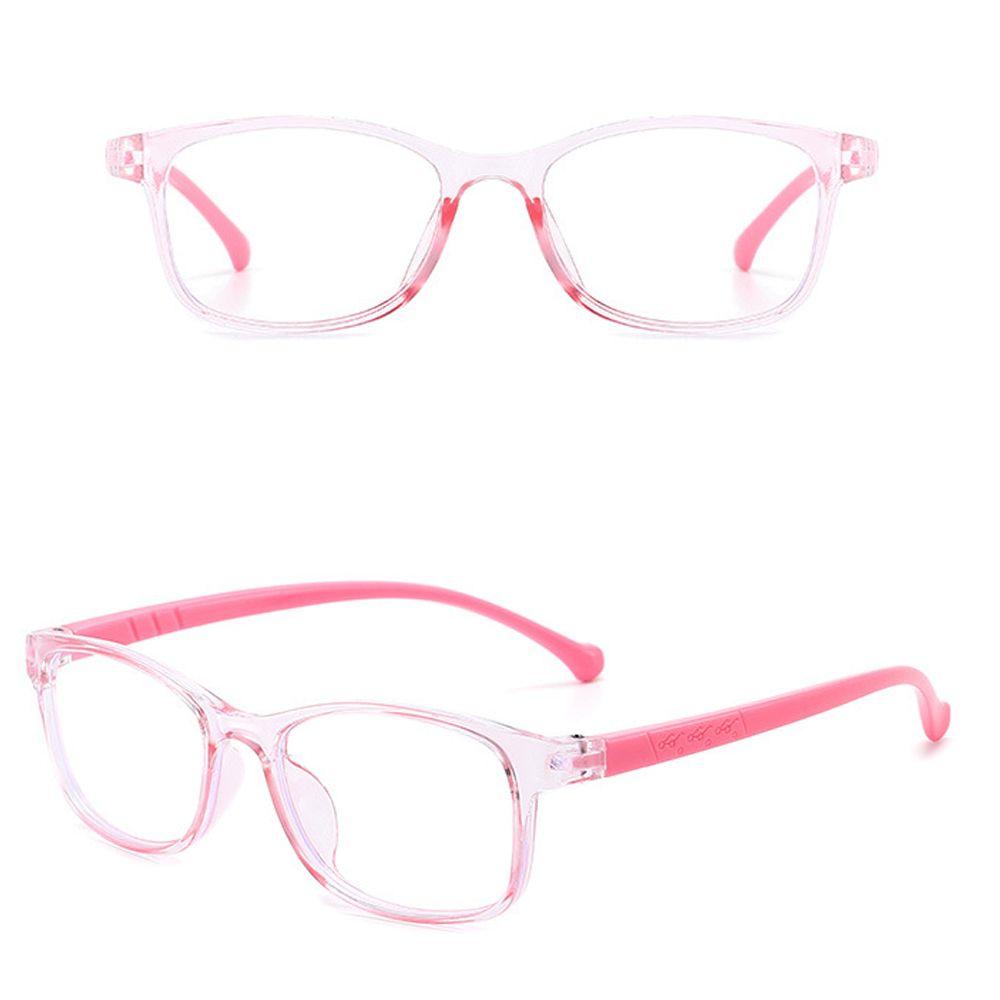 Girls Eye Protection Computer Comfortable Eyeglasses Kids Glasses Anti-blue Light Ultra Light Frame