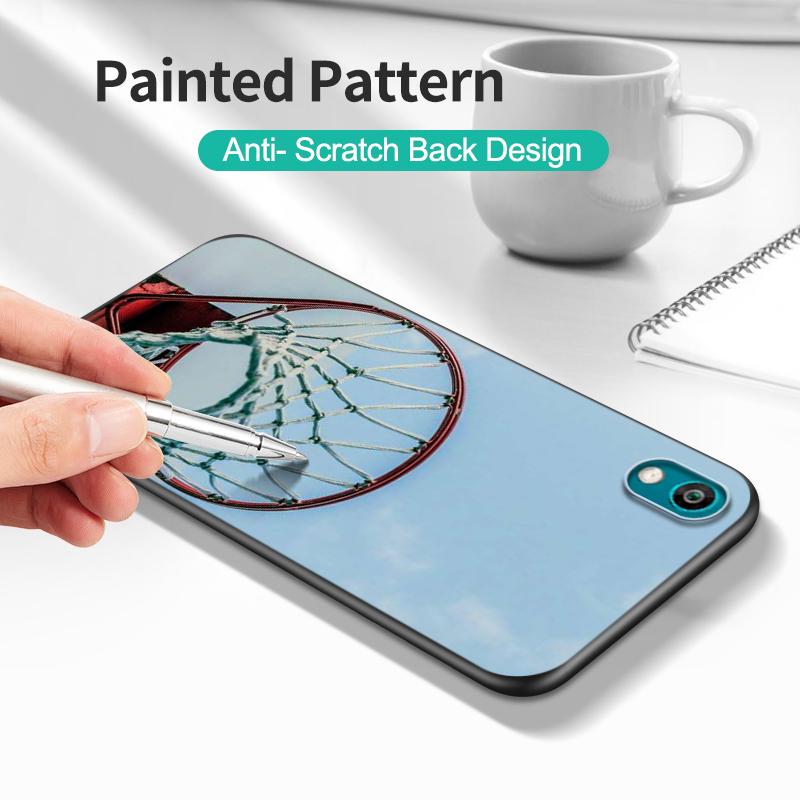 Черный чехол из ТПУ для Huawei P30 Lite P30 Pro P40 LITE EP Smart 2020 Cover basketball