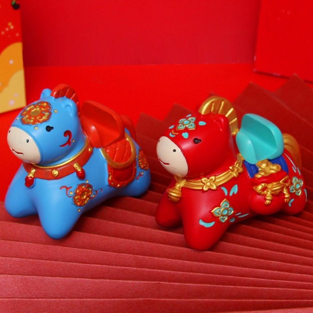 Талисман Зодиака Лошадь Подставка для телефона Украшение 2026 Год Лошади Фигурки Украшение для салона автомобиля