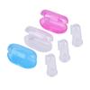 Baby Kids Infant Silicone Finger Toothbrush with Case Tongue Brush Oral Cavity Cleaning Tool