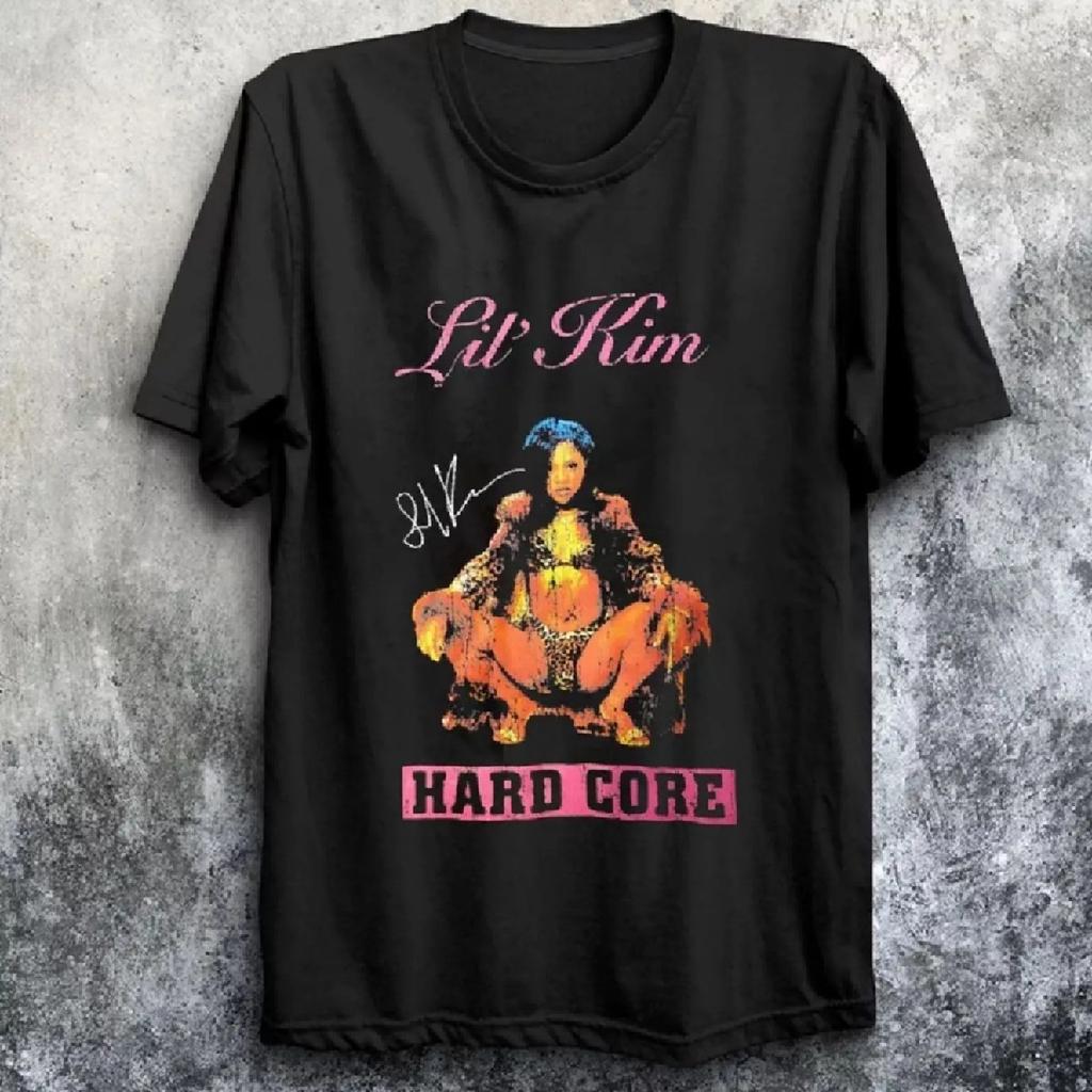 Горячая футболка Lil Kim Hard Core Новая Черная S-2345XL Футболка