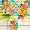 Youjia Premium Thickened Balloons 20-Pack Animal Theme Birthday Party Decorations Cartoon Balloon Photo Props