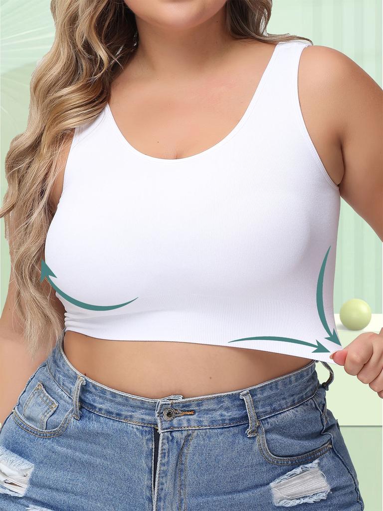 Plus-size Women's Bra with Lift and Prevention of Sagging Shaping and Support for Side Bust Comfortable Without Wire Support