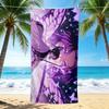 1Pc Butterfly Fantasy Warrior Beach Towel Quick Dry Multiuse For Beach Pool Gym Yoga Home Travel Christmas Halloween Xmas Gift S1214