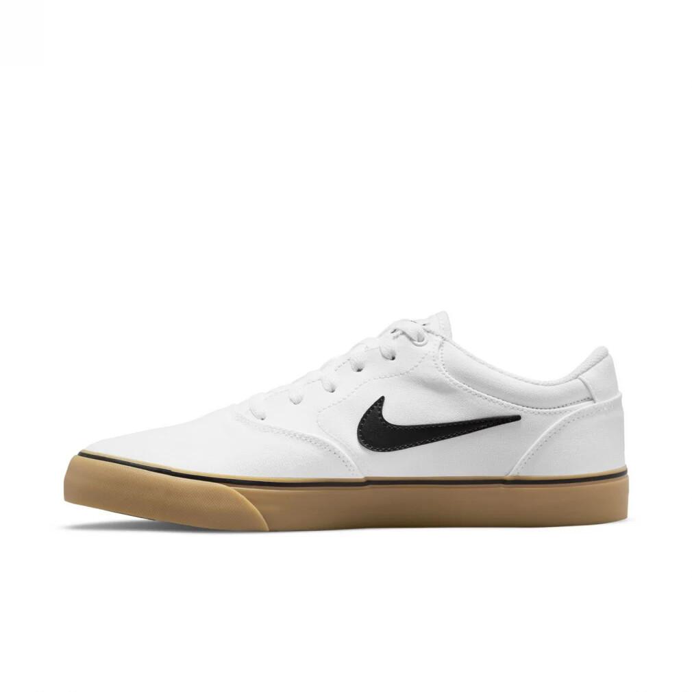DM3494-101 Nike SB Chron 2 Canvas Белый Белый Резина Светло-коричневый Черный (Мужской)