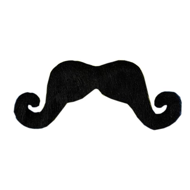 Fake Mustache Self Adhesive Novelty Fake Mustache,Fake Beard Mustache for Mustache Party Halloween Festival Performances