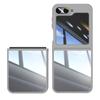 Роскошный металлический защитный чехол для камеры Samsung Galaxy Z Flip 6, прозрачный акриловый чехол из поликарбоната и термополиуретана, прозрачный складной чехол