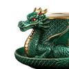 Кофейная кружка в форме дракона, сделанная вручную из смолы, коллекционная, мифическое существо в стиле дракона, декор для кухни