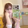 Чехол Rilakkuma с четырехлистником для iPhone 17/16 Pro Max/15/14 для женщин