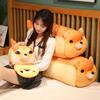 Creative Bread Dog Comfortable Soft Plush Fill Long Throw Pillow Bedroom Sofa Decoration Girl and Children Doll Birthday Toys