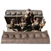 Master Box 1/35 Scale British Infantry Unit (5-Piece Attack) with Trench Miniature Diorama, Plastic Model Kit MB35114
