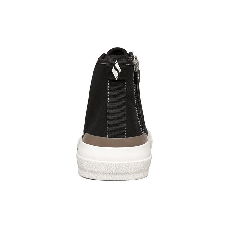 Skechers Кеды на шнуровке New Moon Canvas High-Top Женские кроссовки Черный 155392-BLK