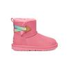 UGG Детские классические флисовые короткие зимние ботинки Bailey, розово-розовые 1125492T-PRRB