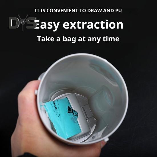 Совок для кошачьего туалета, переносной держатель для кошачьего туалета с мусорным контейнером, лопата для просеивания кошачьих экскрементов с мешками для отходов для домашних кошек