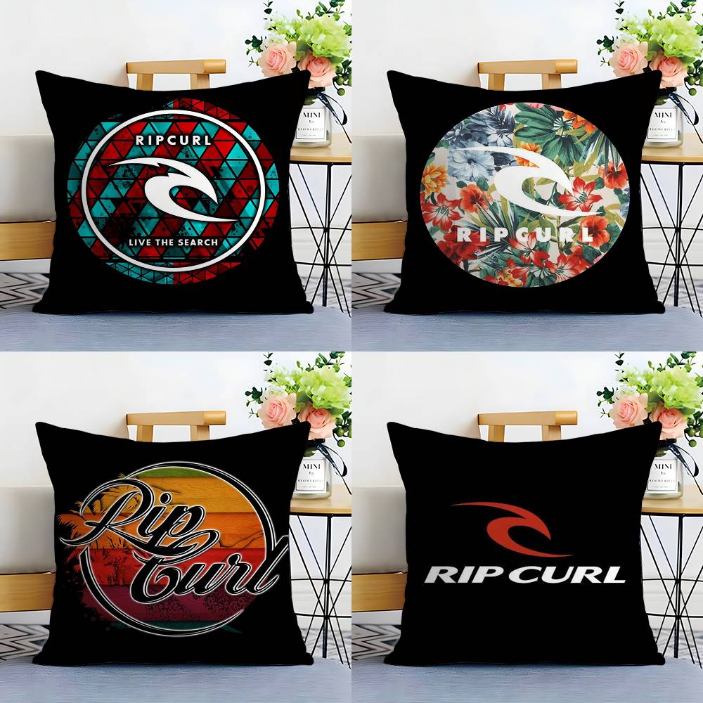 Surf Beach R-Rips Curls Pillow Case Plush Fabric Soft Double Sided Print Home Sofa High Quality Cushion Cover Throw