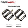 Ультралегкие алюминиевые велосипедные педали RACEWORK для горных, шоссейных и складных велосипедов