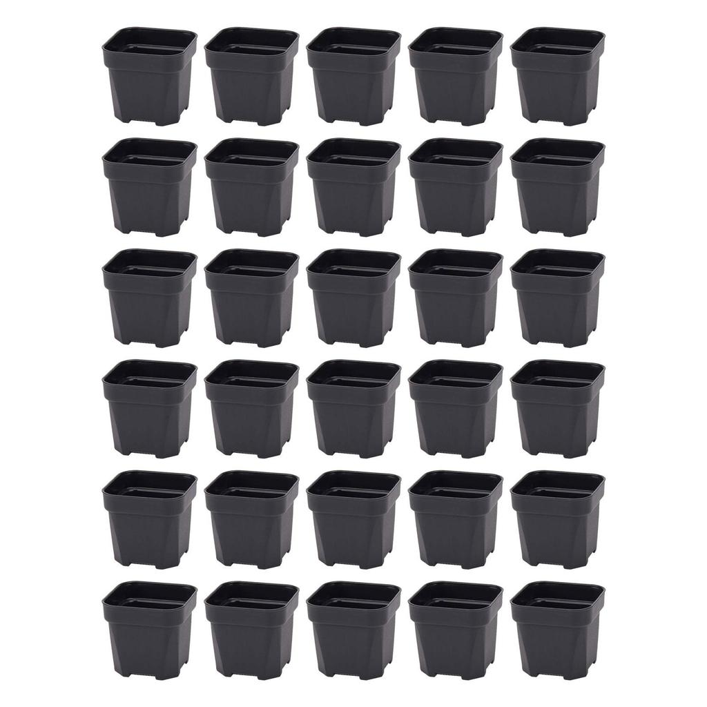 30 Pieces Plant Nursery Pots Planters Flowerpots Portable Bonsai Container Seedling Pot for Indoor Outdoor Home