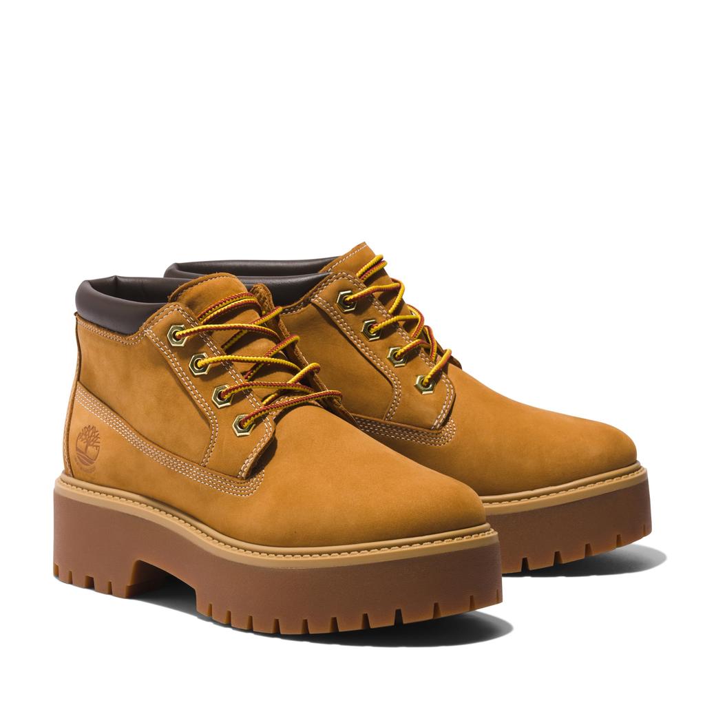 Timberland Stone Street Mid Waterproof Size Lace-Up Boots, Women's, Wheat, 6.5/23.5cm (TB1A5RF92311)