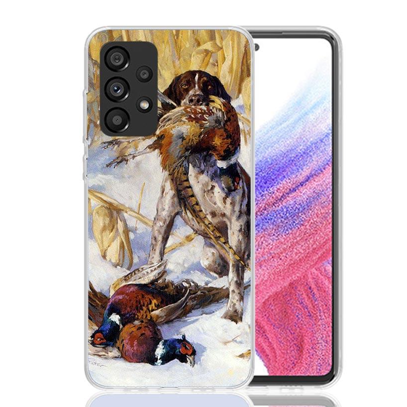 Hunter Dog Hunting Phone Case for Samsung Galaxy A17 A16 A15 A14 A13 A57 A56 A55 A54 A53 A37 A36 A35 A34 A33 A26 A25 A24 A23 Gal