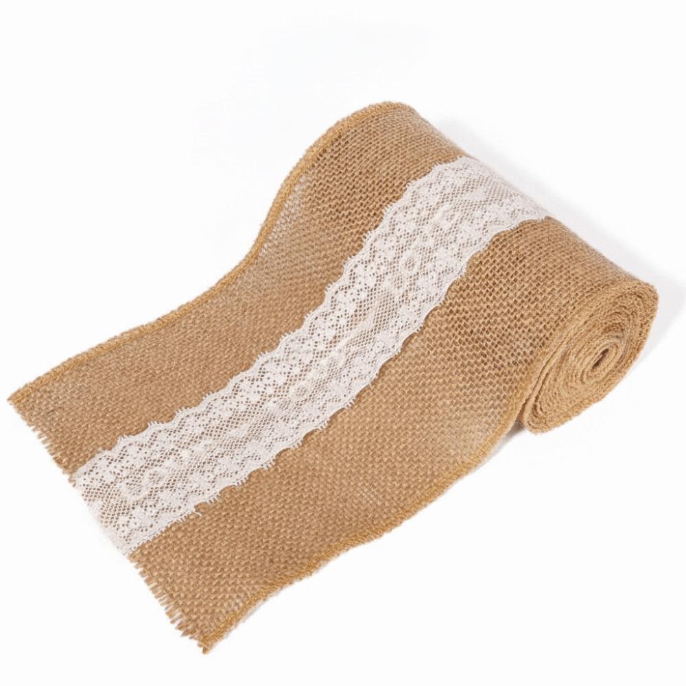 15cm Lace Seat Back Strap Vintage Lace Linen Ribbon Roll Clothing Decoration