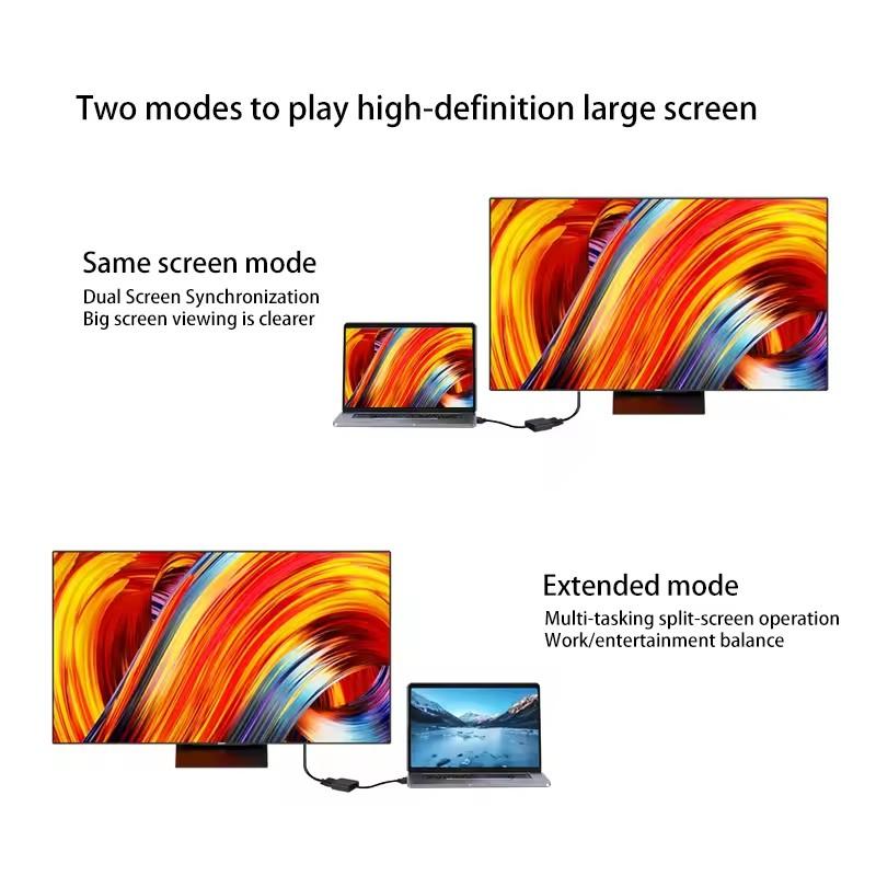 Кабель-адаптер HDMI-совместимый на VGA 1080P HDMI-совместимый папа на VGA мама Видеоконвертер для ПК Ноутбука ТВ Проектора Монитора