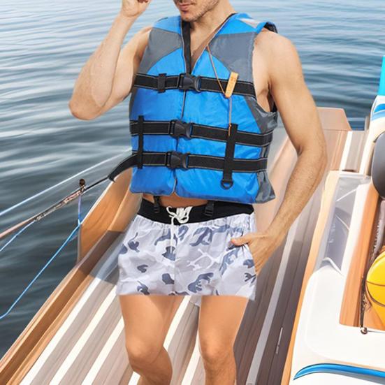 Спасательный жилет с убирающимися ремнями безопасности, светоотражающими пленками, спасательный жилет, плавучесть более 100 Н, безопасная плавучая одежда