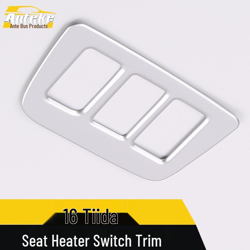 16 Tiida Seat Heating Switch Decorative Frame & Control Button Patch