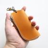 Weipelo Натуральная кожаная сумка-чехол на молнии для автомобильного ключа