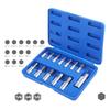 13Pcs Allen Head Hexagon Socket Set Hexagon Bit Socket Set Allen Hexagon Bit Socket Set, Metric 2-14mm Allen Socket Set
