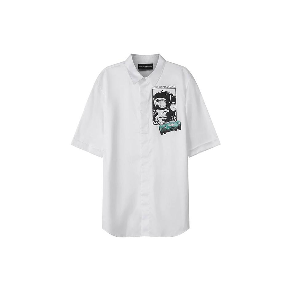 Emporio Armani Рубашки Мужские Белый Лацкан Умеренный Другое I1CC3I-I128C-103