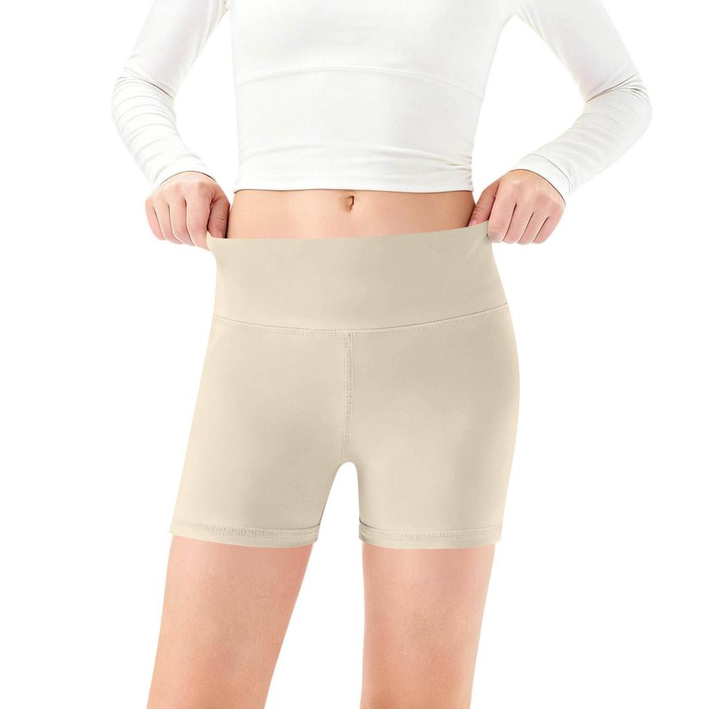 Детская мода - Цветные йога-шорты Спортивные шорты Для малышей Детские танцевальные брюки С высокой талией Облегающие Фитнес-штаны