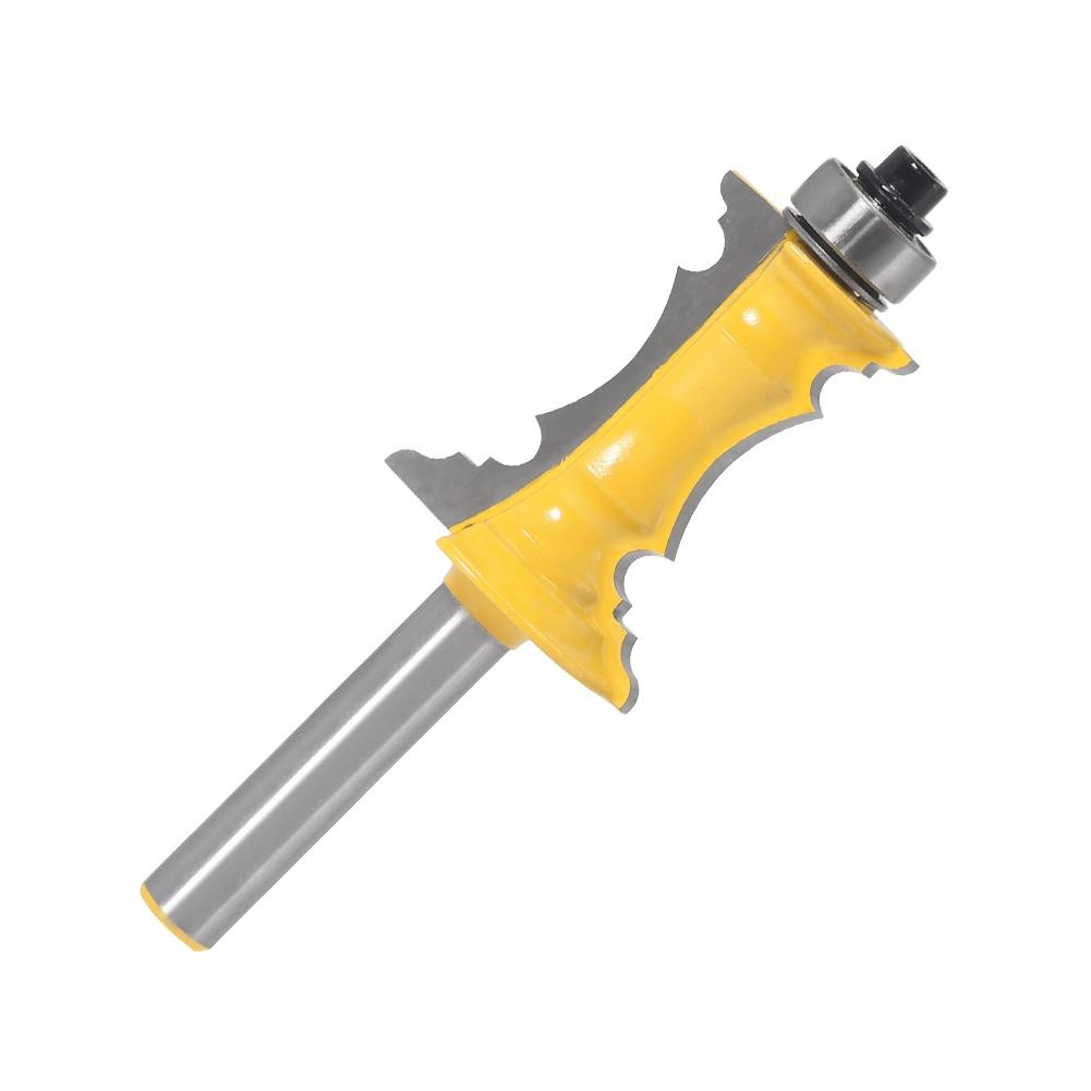 1 шт., фреза для передней части ящика, фреза для дверных перил, шипорез для деревянных инструментов-8 мм, 12 мм, 1/2 дюйма, хвостовик