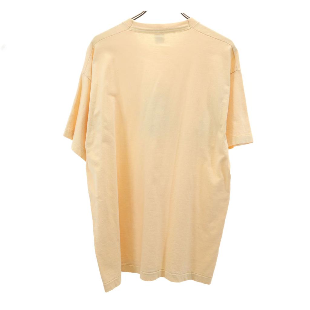 FRUIT OF THE LOOM 90-е годы Старая футболка с коротким рукавом и одинарной строчкой, сделано в США, мужская, б/у