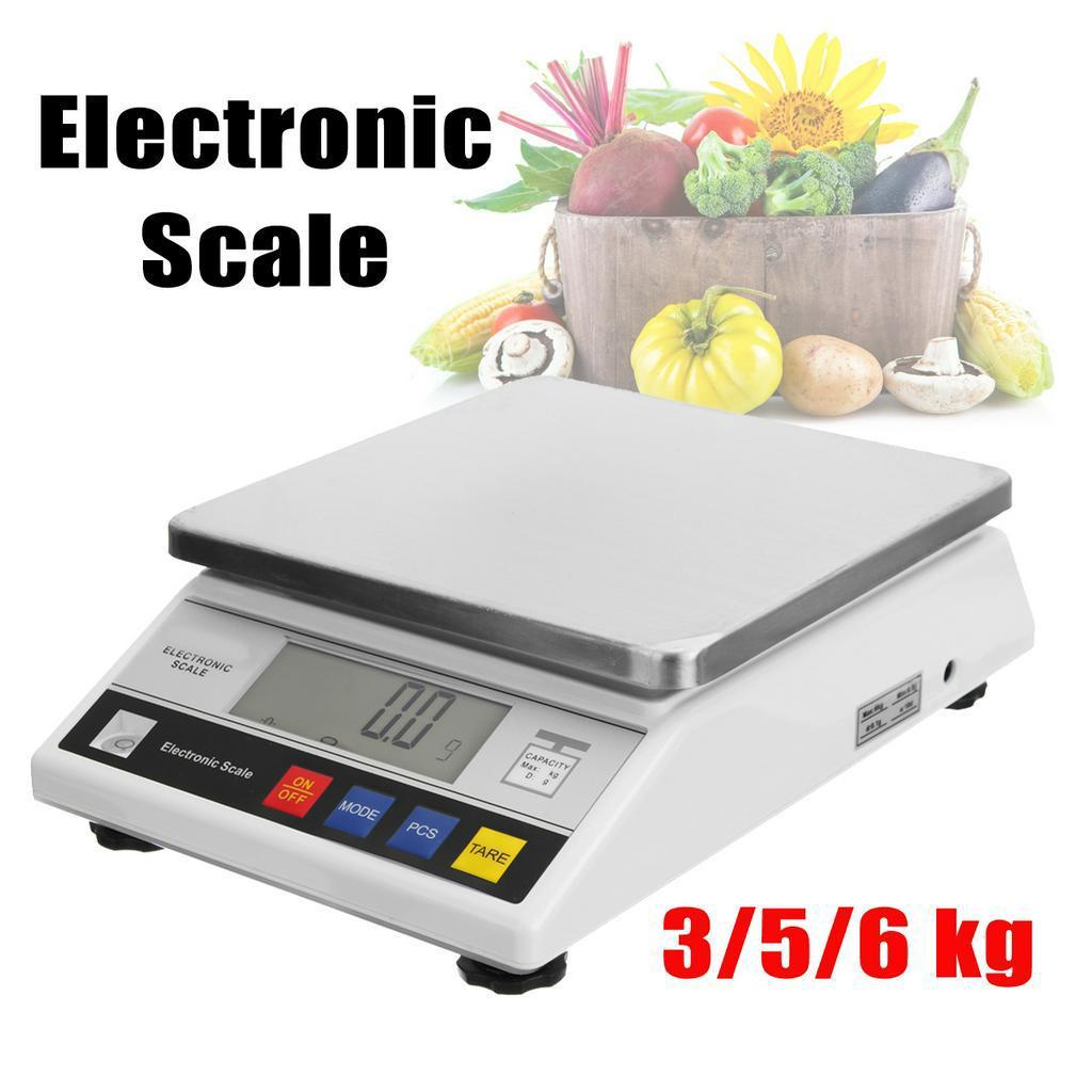 6kg 0.1g Digital Electronic Diet Food Balance Weighing Postal Postal Scales - Intl