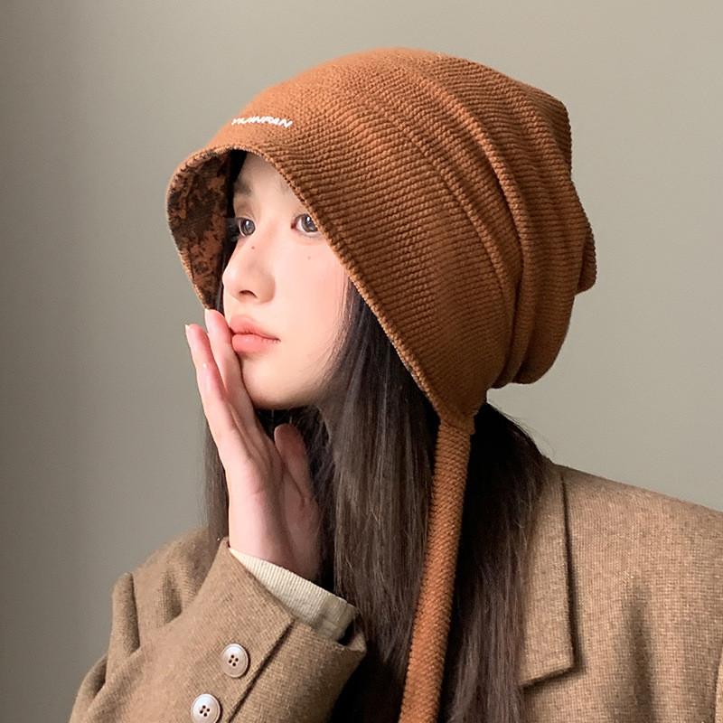 Knit Hat For Women With Warmth And Windproof Features For Autumn And Winter Casual Wear