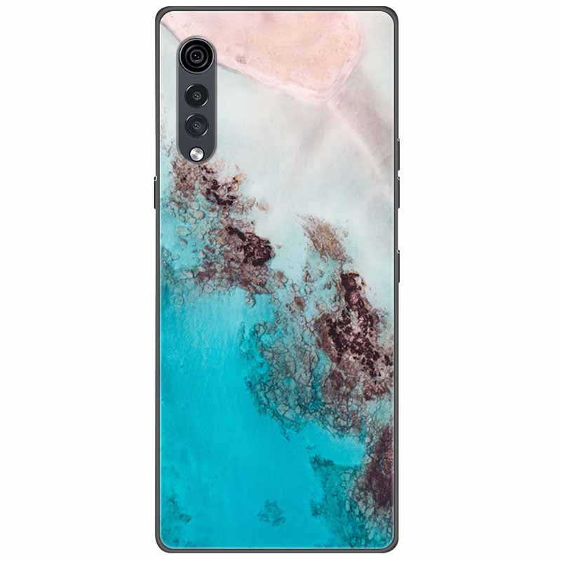 Для LG Velvet Чехол Мягкий Силикон Модный Мраморный ТПУ Funda Coque для LG Velvet 5G 6,8 дюйма Защитный Capa Для LGVelvet Чехлы